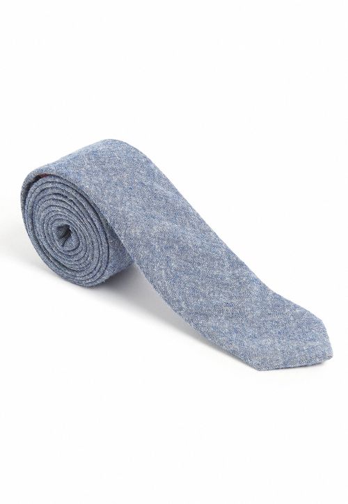 Corbata De Hombre Falso Azul