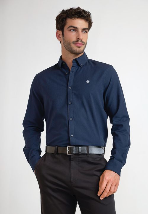 Camisa De Hombre Navy