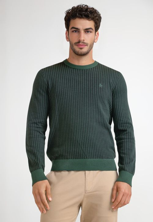 Tejido Hombre Algodón Verde