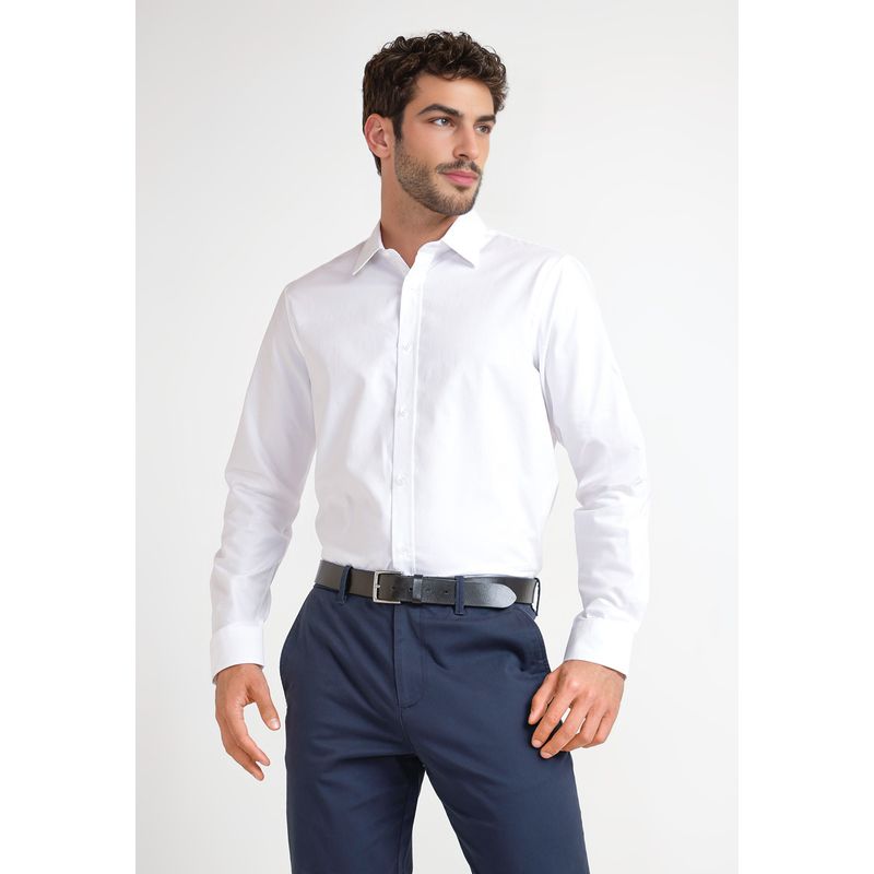 Camisa Formal Hombre Blanca