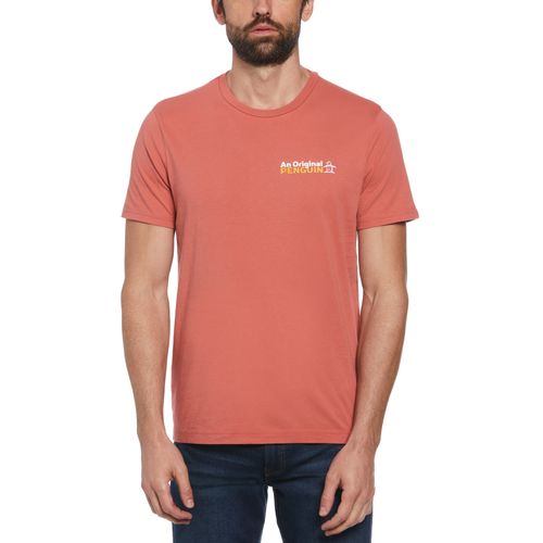 Polera De Hombre Golf Estampado Coral