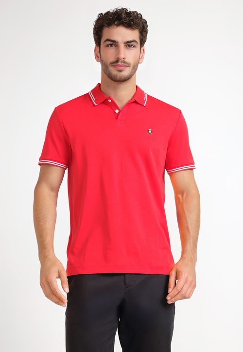 Polera Hombre Polo Rojo