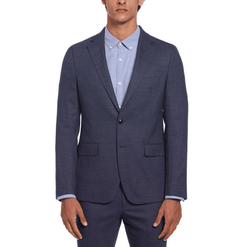 Chaqueta De Hombre Formal Lana Liso Navy