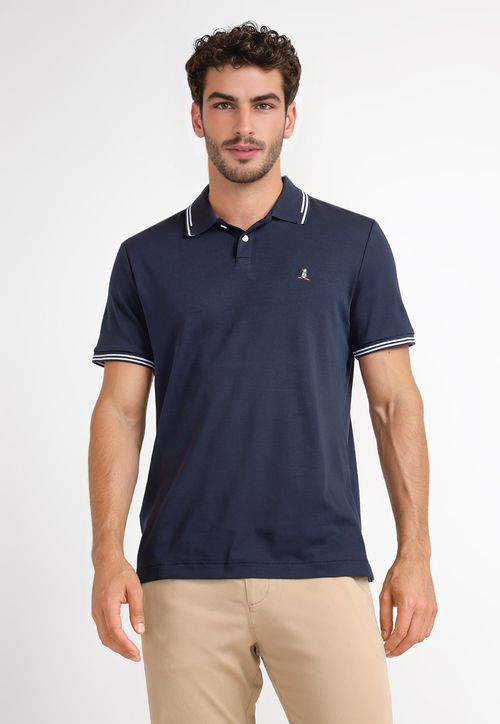 Polera Hombre Polo Navy