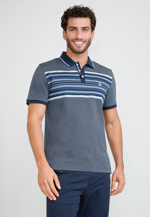 Polera Hombre Polo Azul