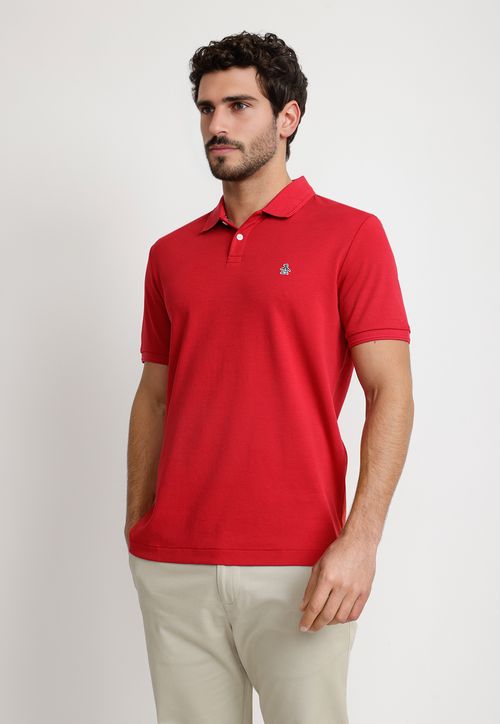 Polera Hombre Polo Manga Corta Roja OPKB0300
