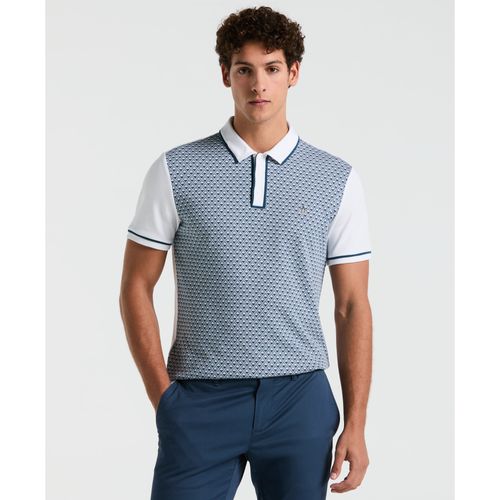Polera Hombre Polo Manga Corta Blanca