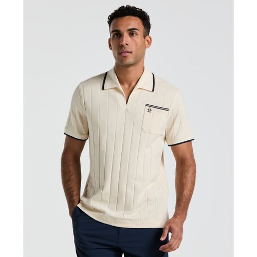 Polera Hombre Polo Manga Corta Beige