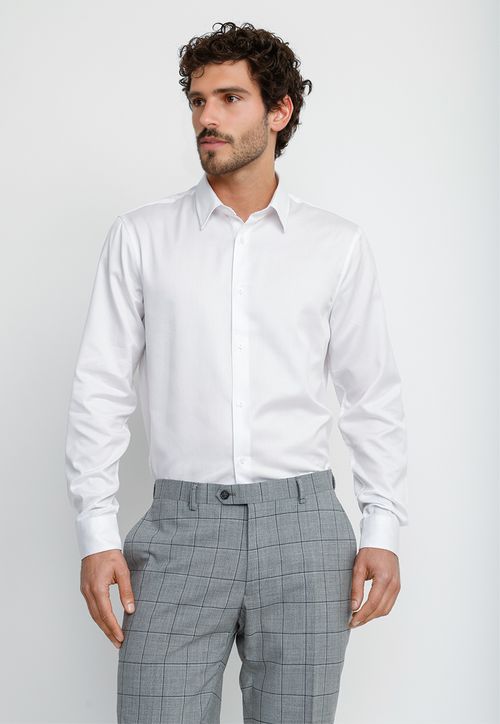 Camisa Hombre Formal Blanca