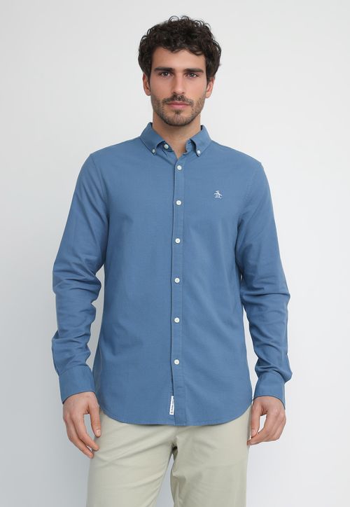 Camisa Hombre Azul Oscuro