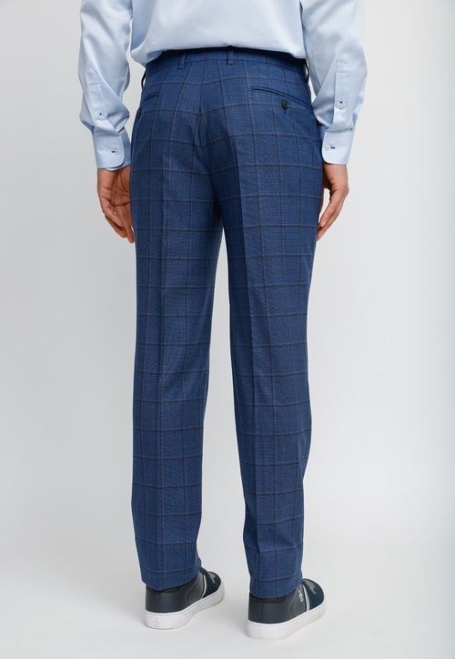 Pantalón Hombre Formal Azul