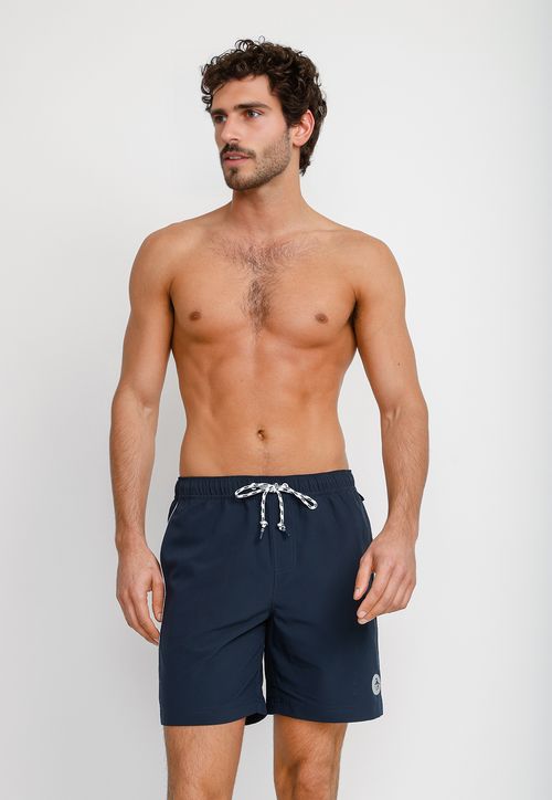 Traje De Baño Hombre Azul Navy