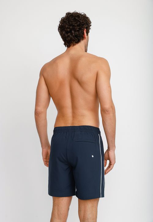 Traje De Baño Hombre Azul Navy