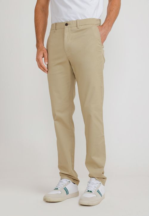 Pantalón Hombre Chino Beige OPBB9000