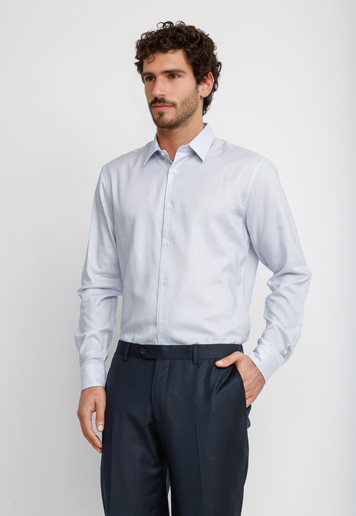 Camisa Hombre Formal Celeste SAW1054001