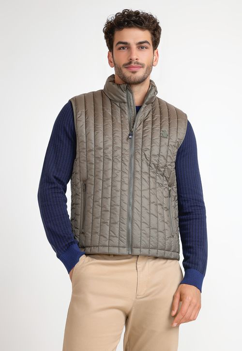 Parka Sin Manga Hombre Militar