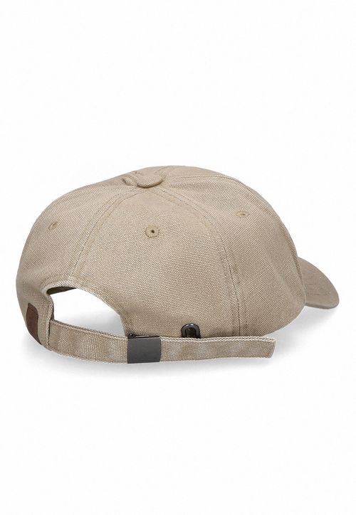Jockey Gabardina Con Parche De Cuero Beige