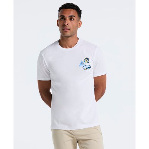 Polera Manga Corta Hombre Blanco