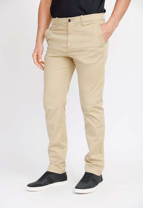 Pantalón Hombre Chino Beige