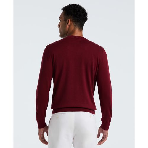 Sweater Algodón Hombre Burdeo