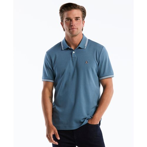 Polo Manga Corta Hombre Azul