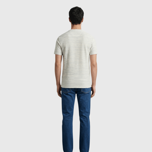 Polera Manga Corta Hombre Crudo